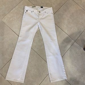 AG Angelina bootcut petite in white. Practically brand new, worn 1x. Size 27